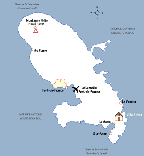 Martinique Map